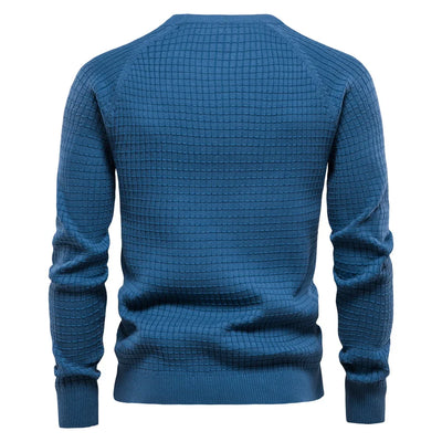 Trendhaus™ | Herrenpullover mit Rastermuster