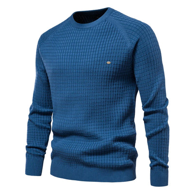 Trendhaus™ | Herrenpullover mit Rastermuster