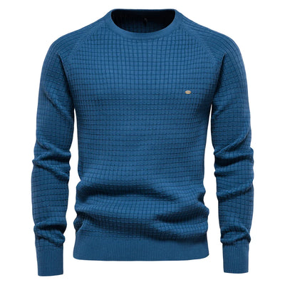 Trendhaus™ | Herrenpullover mit Rastermuster