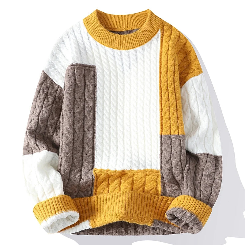 Leandro | Patchwork-Pullover