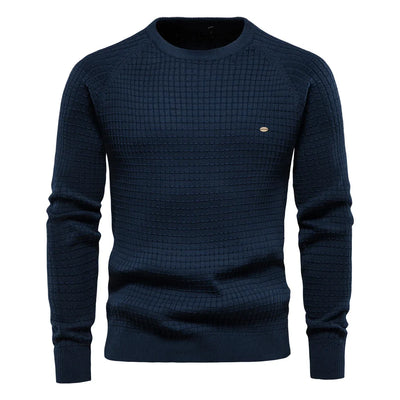 Trendhaus™ | Herrenpullover mit Rastermuster