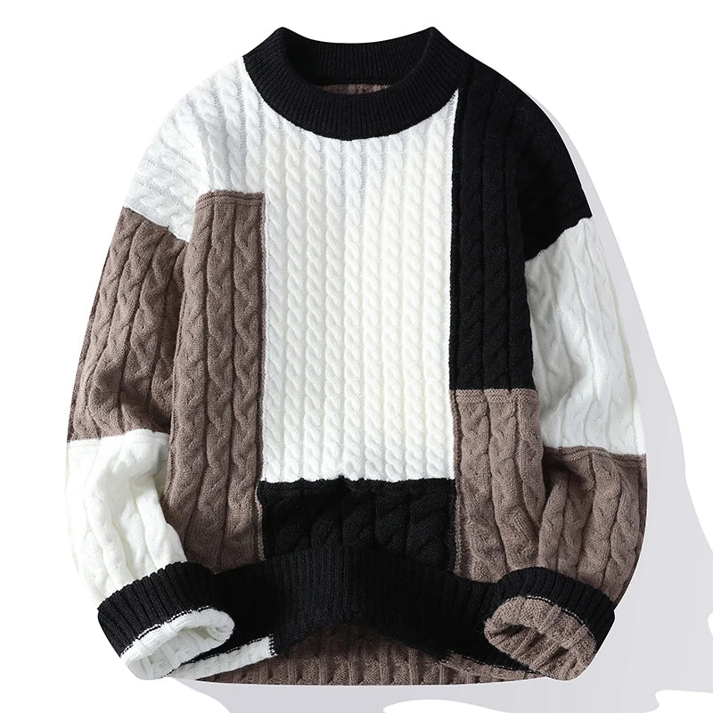 Leandro | Patchwork-Pullover