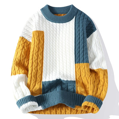 Leandro | Patchwork-Pullover