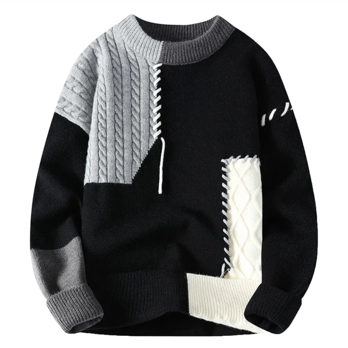 Raphael | Patchwork-Pullover