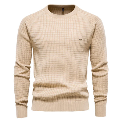 Trendhaus™ | Herrenpullover mit Rastermuster